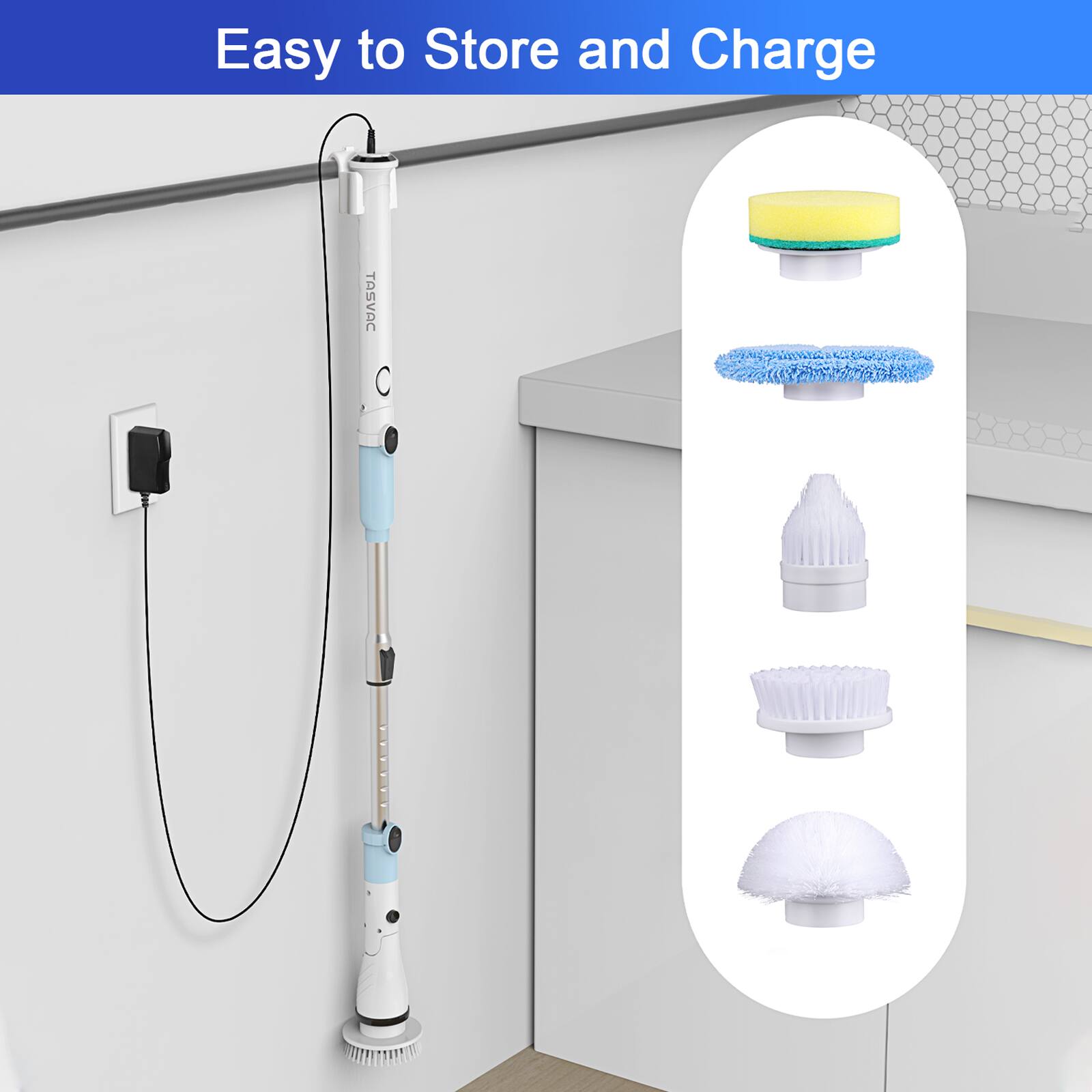 Easy to Store and Charge

TASVAC C