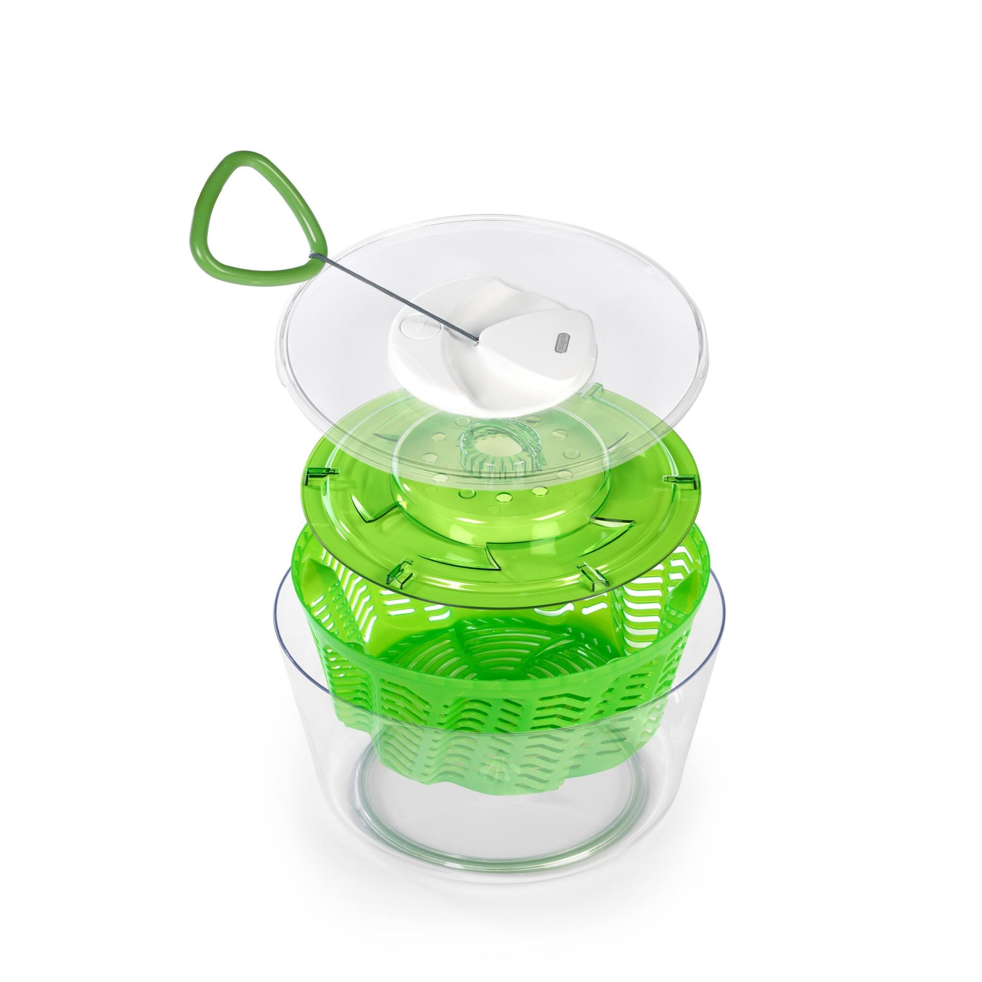 Zyliss Easy Spin 2 AquaVent Large Salad Spinner Green - Best Buy