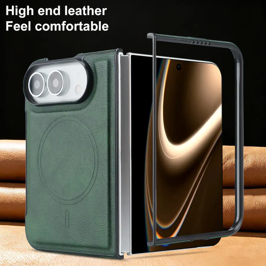 Removal Screen Protector From Computer UUCOVER Magnetic PU Leather Case for Apple iPhone Duo, Compatible with ...