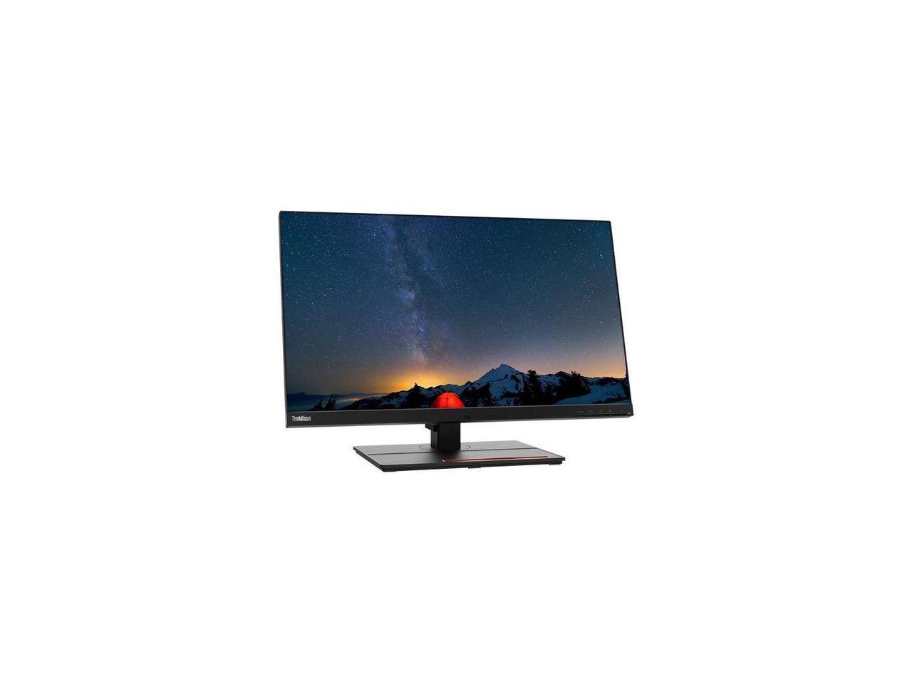 Alt View 10. Lenovo - Lenovo ThinkVision P27u-20 27" 4K UHD IPS WLED LCD DisplayHDR 400 Monitor - 16:9 - Raven Black - Black.