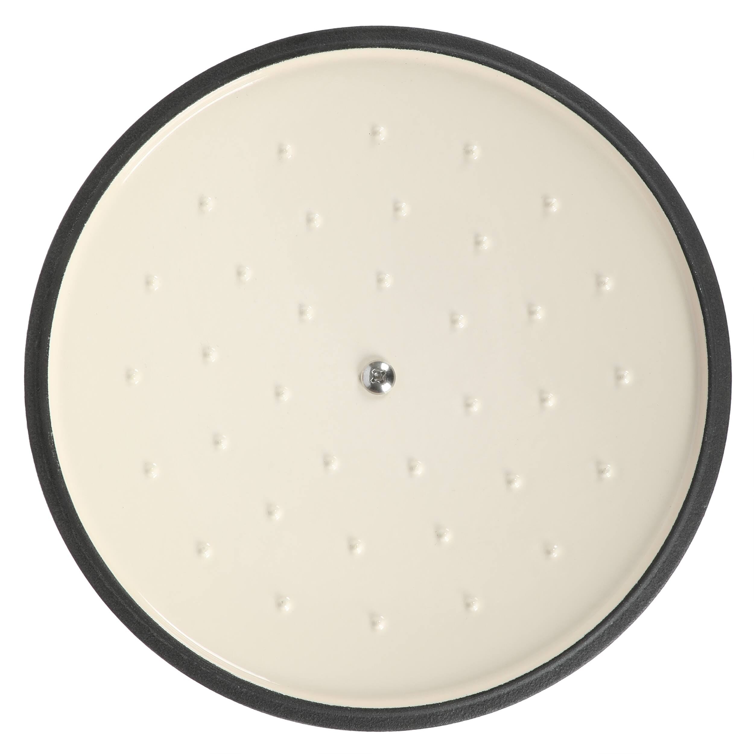 Alt View 3. Gibson - Sur La Table Millau 5.5 Quart Enameled Cast Iron Dutch Oven with Lid in Matte Brick with Rose Gold Knob - Matte brick.