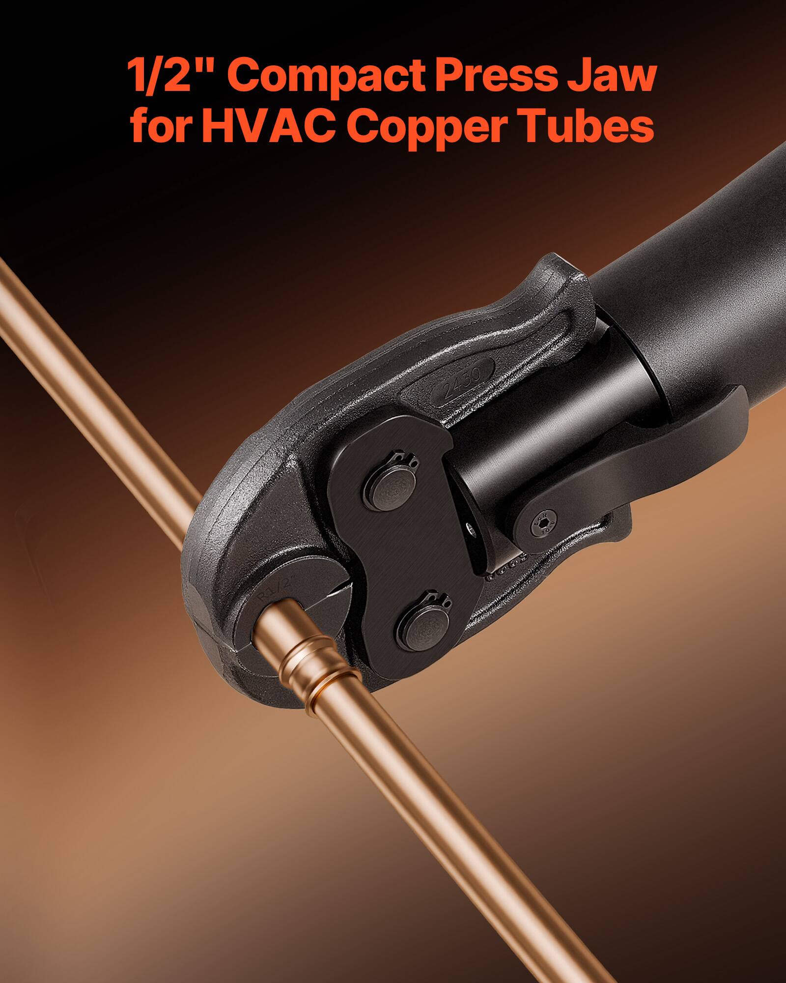 1/2" Compact Press Jaw for HVAC Copper Tubes