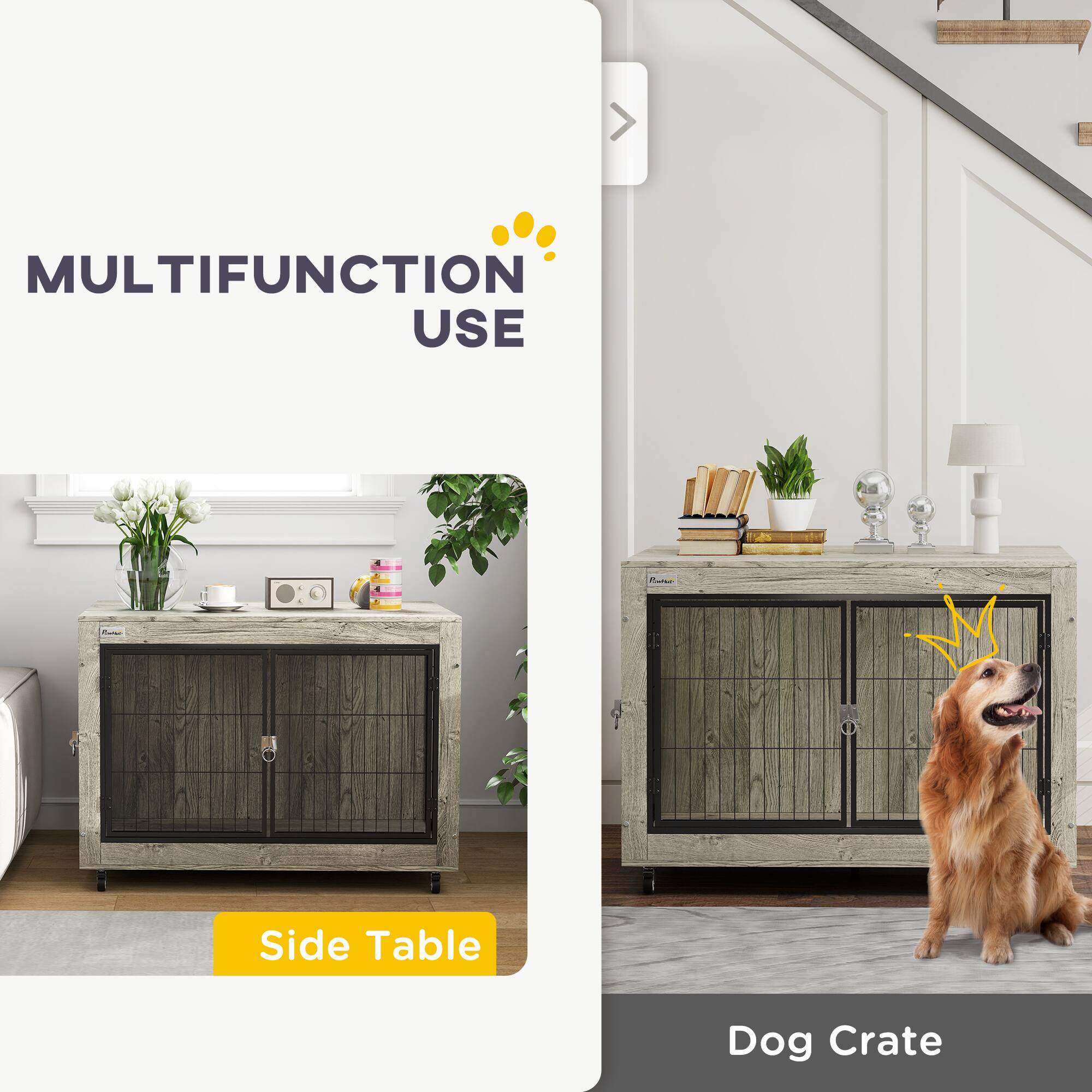 MULTIFUNCTION USE

Side Table

Dog Crate