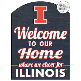 Jardine - Illinois Fighting Illini 16'' x 22'' Marquee Sign - Navy