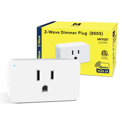 Z-Wave Dimmer Plug (800S)
MP31ZD (ZW39M)
Z-Wave Plus LR
Intertek
CE, FCC, RoHS