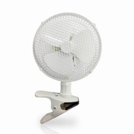 Optimus - 7 in. Personal Clip-on Fan - White