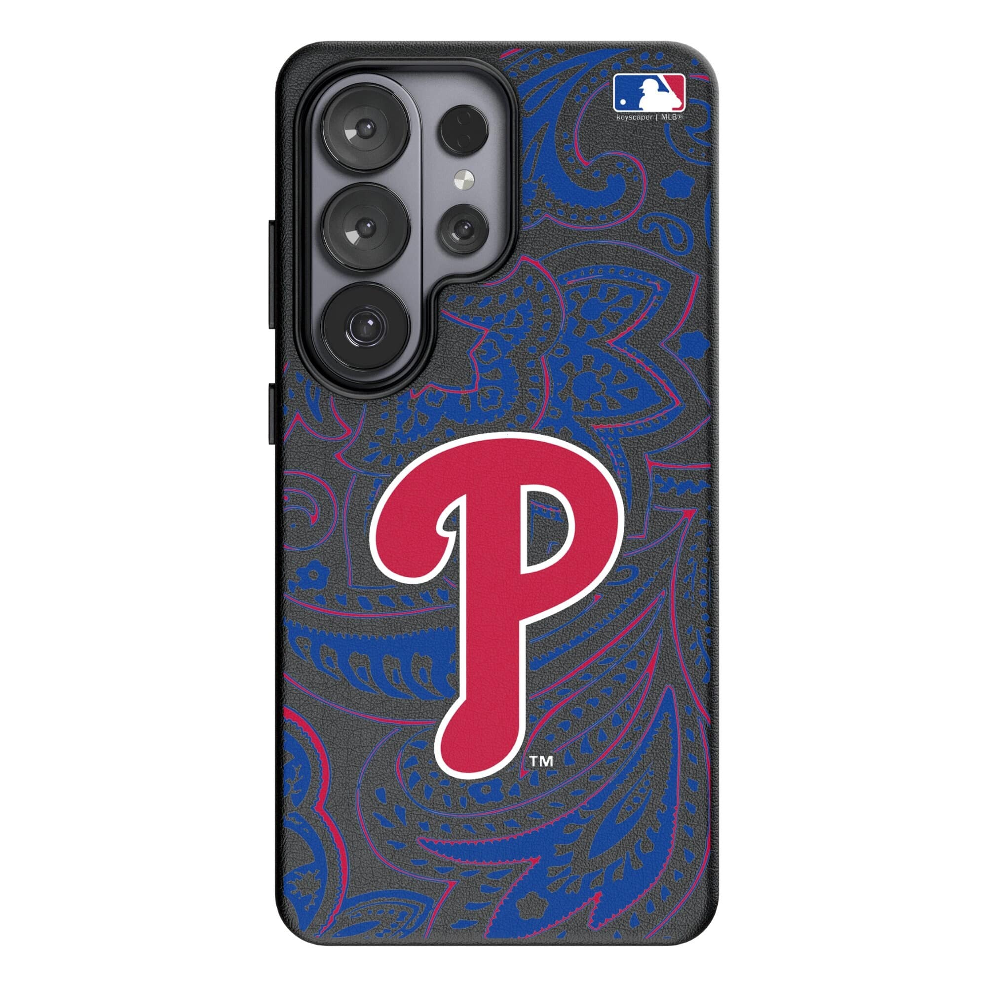 Keyscaper - MLB - Philadelphia Phillies - Paisley Galaxy Magnetic Bump Case - S26 - Black price history on PriceWatchPro