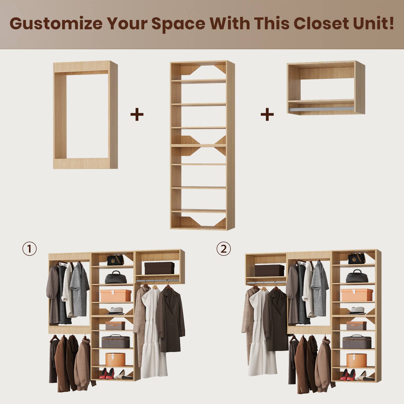 Customize Your Space With This Closet Unit!