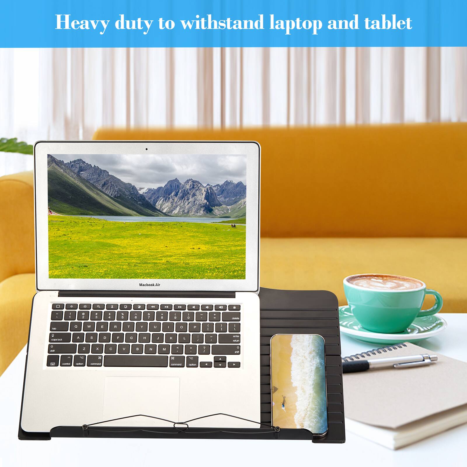 Heavy duty to withstand laptop and tablet