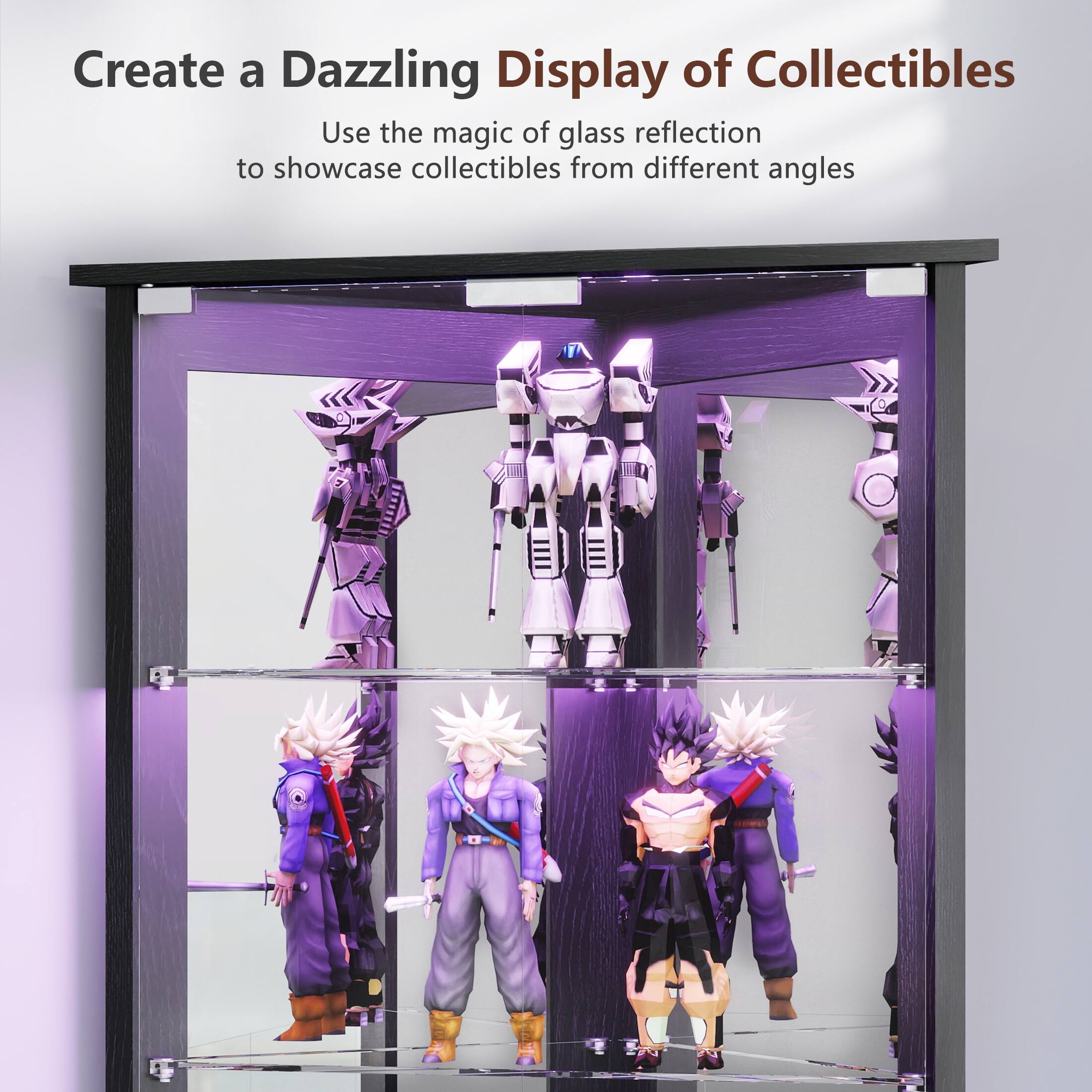 Create a Dazzling Display of Collectibles

Use the magic of glass reflection to showcase collectibles from different angles