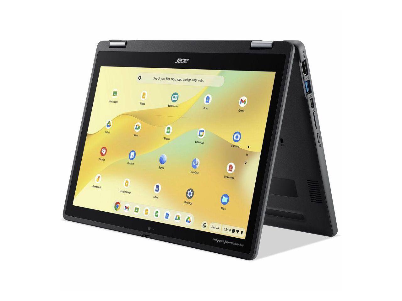 acer G Search your files, tabs, apps, settings, help, web... Classroom Sid Drive Docs Gmail Sheets Calendar Camera Classroom Slides Screencast Docs Gmail Meet Sheets Calendar Camera Earth Translate Drawings Keep Jamboard Settings Files Jun 13 12:30