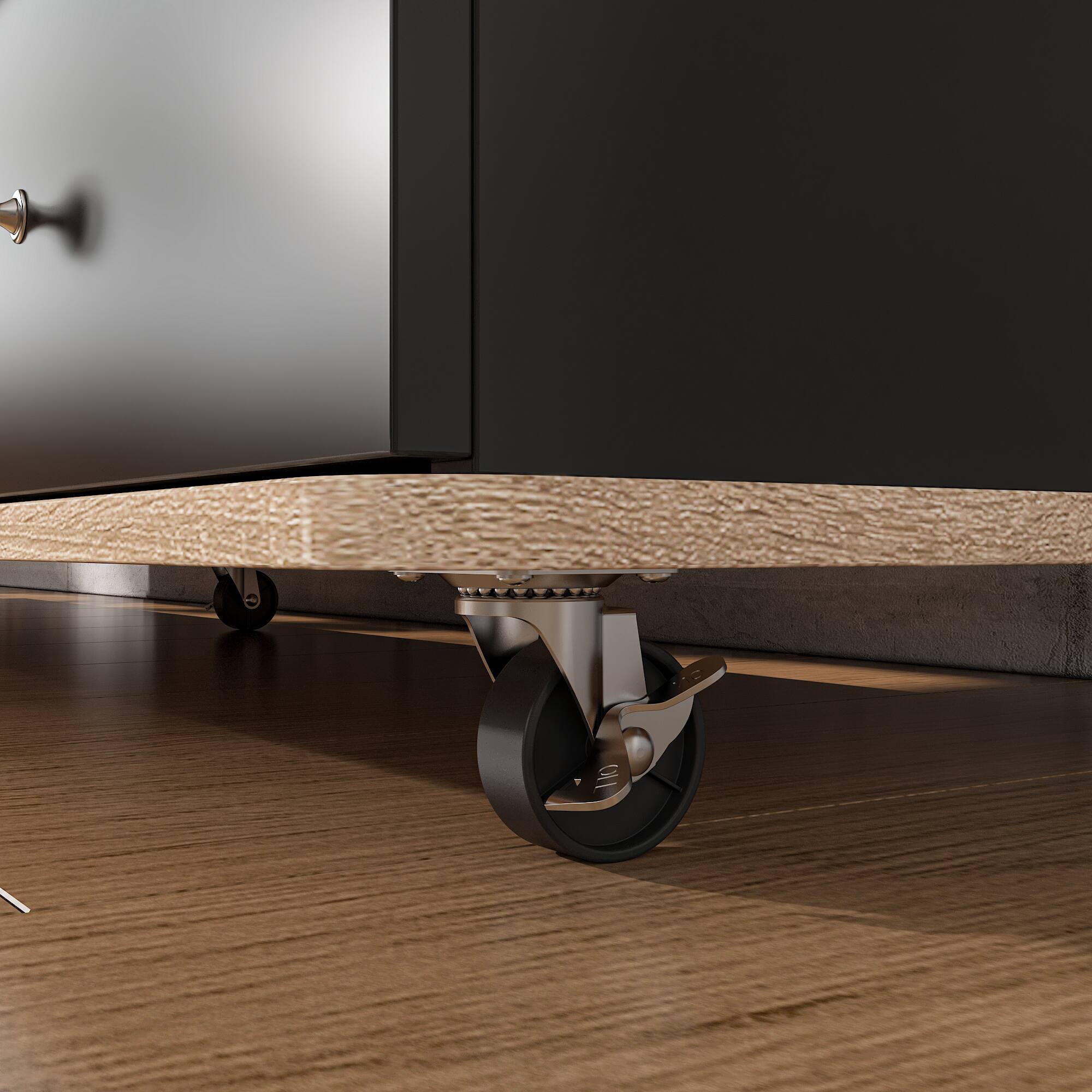 Alt View 9. Famapy - Famapy TV Stand with Storage Shelves & Drawers, Fits Up to 70 - Inch TVs - Wooden.