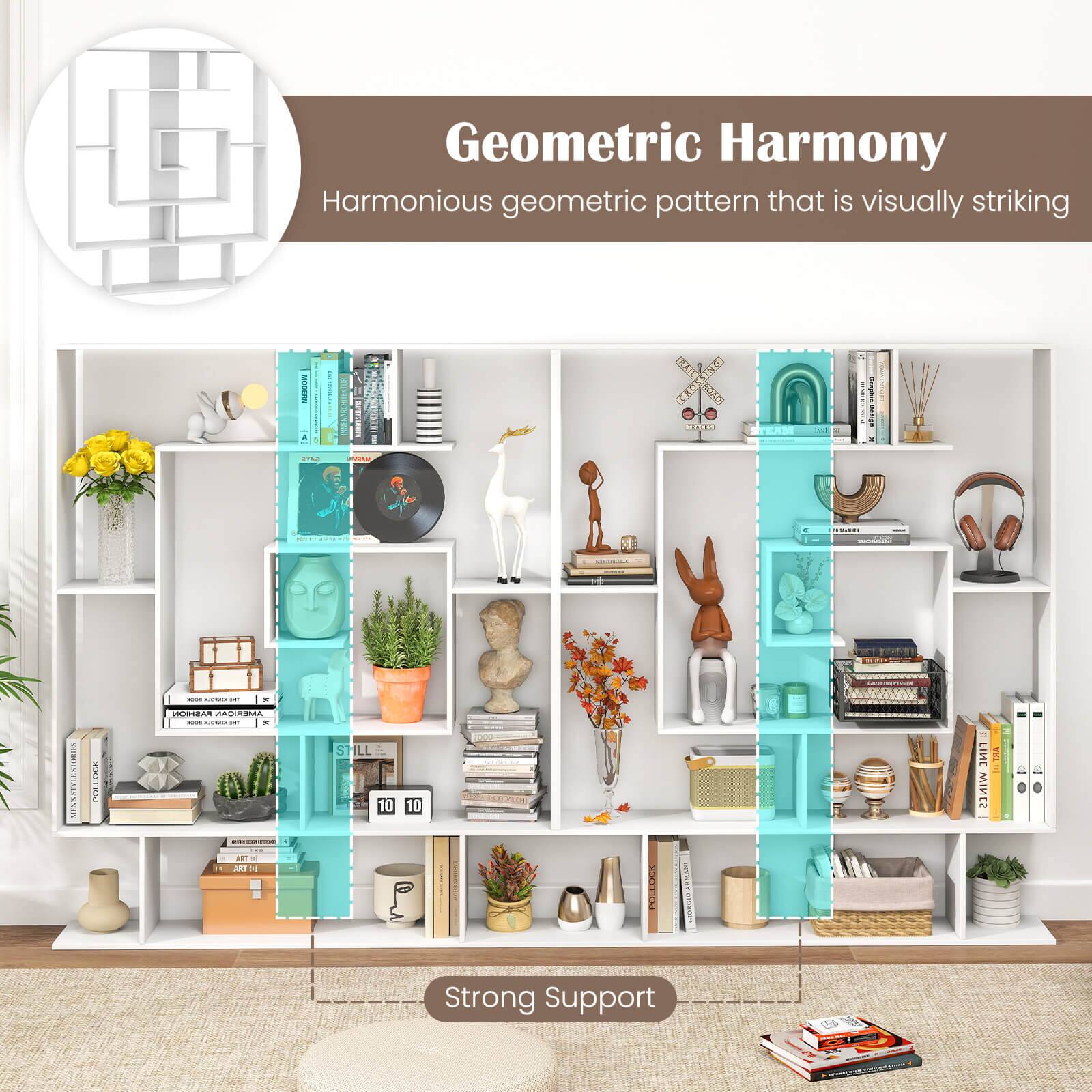 Geometric Harmony  
Harmonious geometric pattern that is visually striking  

Strong Support