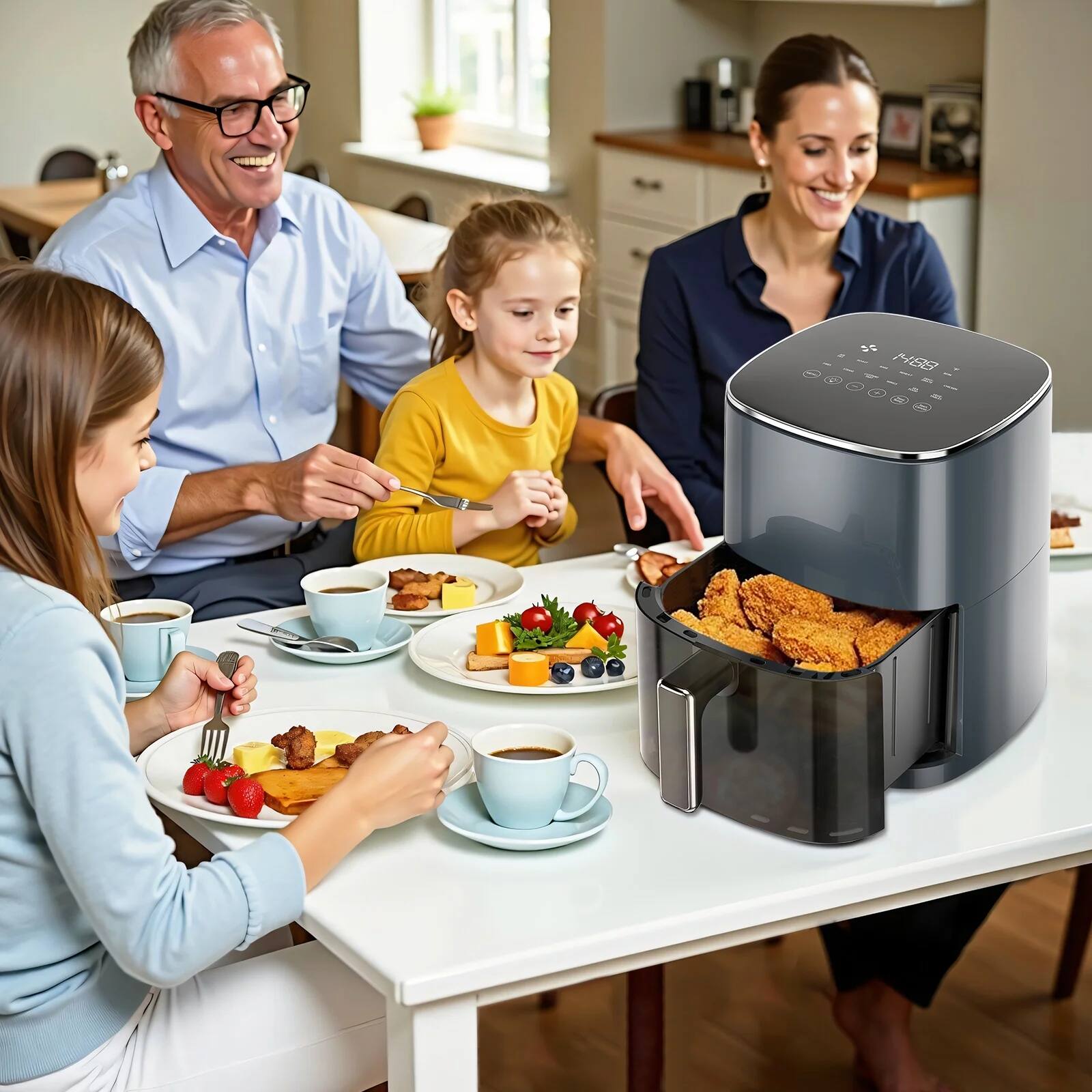 Sweet - 6 QT Air Fryer with 12-in-1 Functions - Thumbnail 3