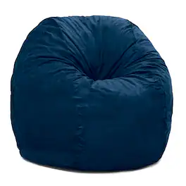 Jaxx - Saxx 5 Foot Large Bean Bag w/ Removable Cover - Navy