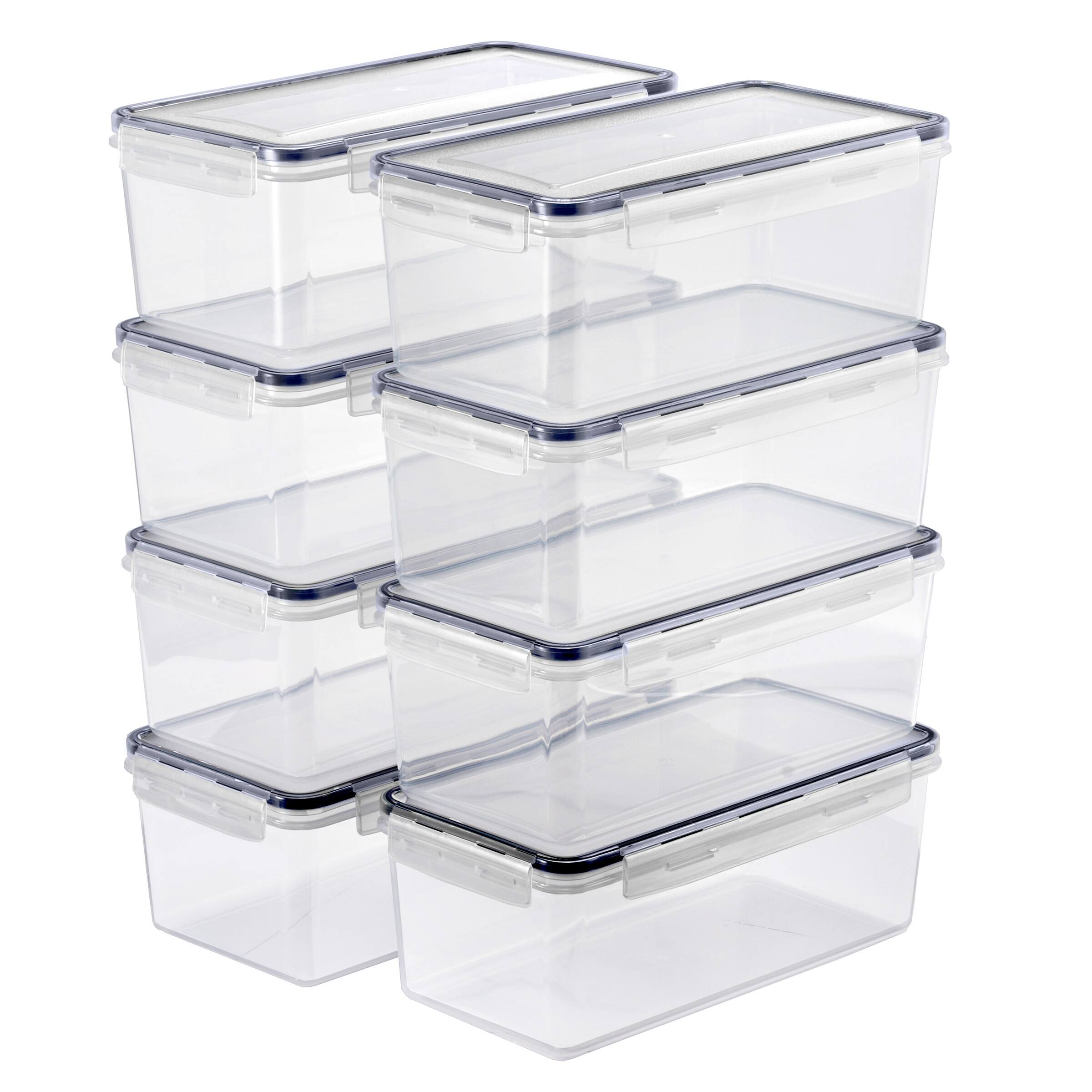 Alt View 2. Sorbus - Sorbus 8 Pack (108oz/13.5cups) Airtight Food Storage Containers with Lids - Clear.