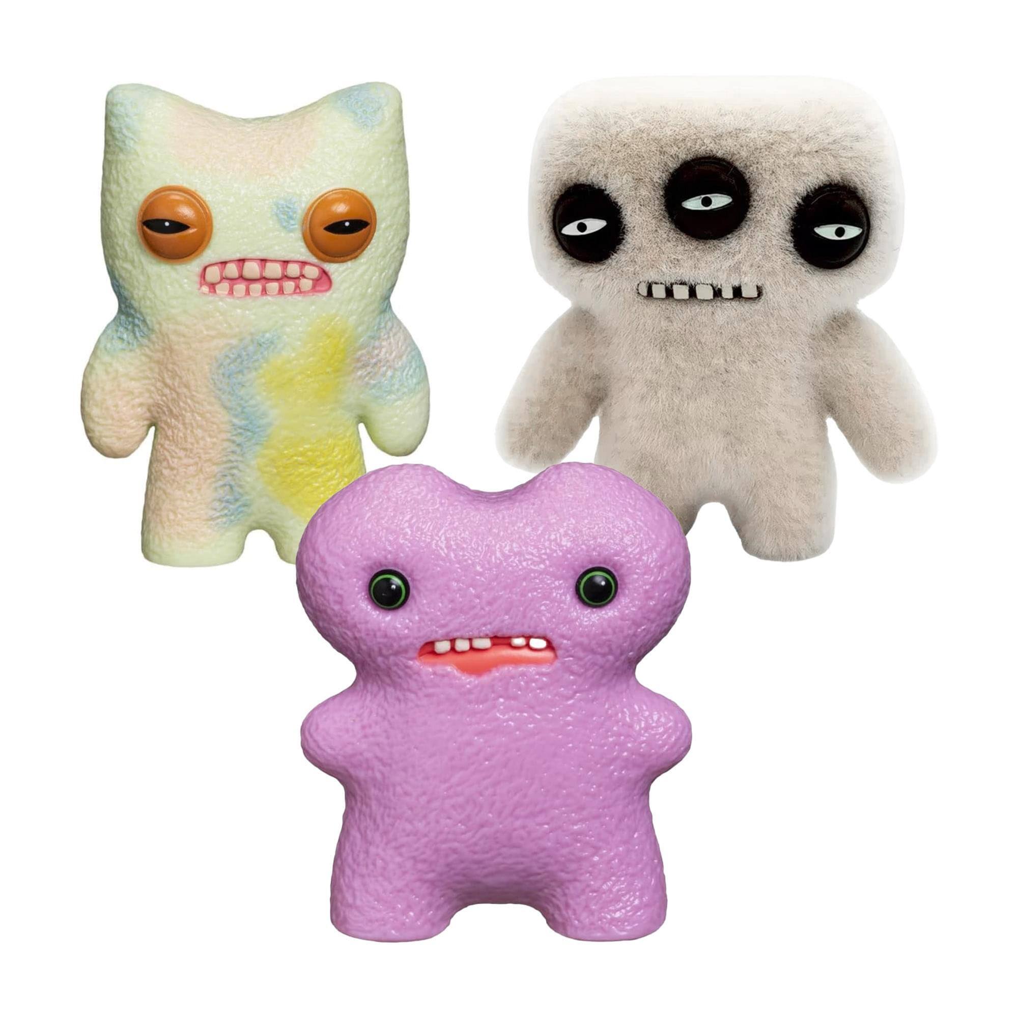 Fuggler 2.5 Inch Figure 3-Pack | Light Multi, Pink, Gray