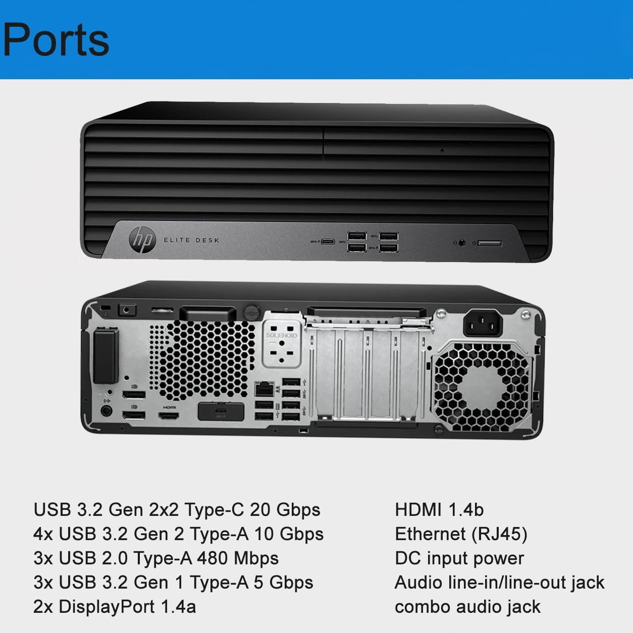 HP Upgraded Elite SFF 800 G9 Business Desktop PC Intel Core i7