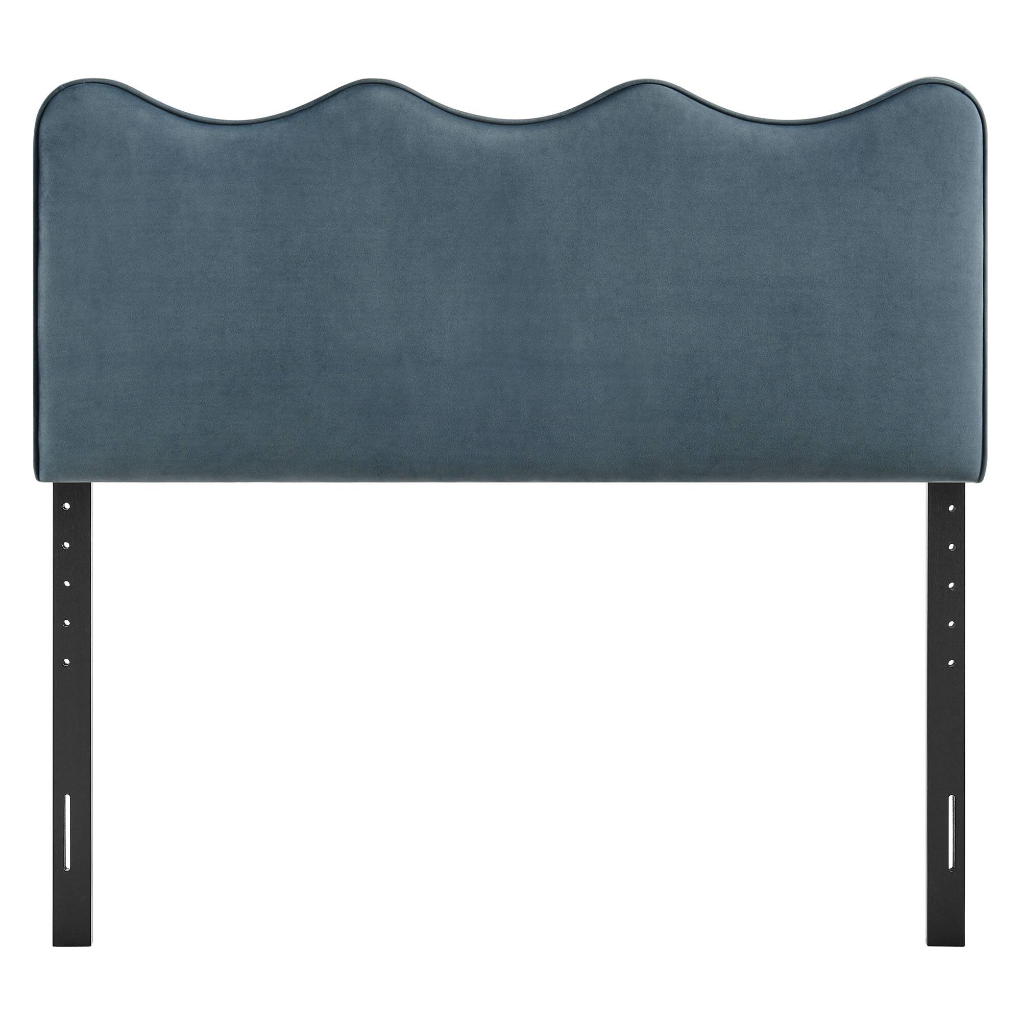 Alt View 2. Modway - Athena Upholstered Headboard by Modway - Cadet Blue.