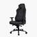 Front. Arozzi - Vernazza Premium Soft Fabric Ergonomic Office/Gaming Chair - Pure Black.