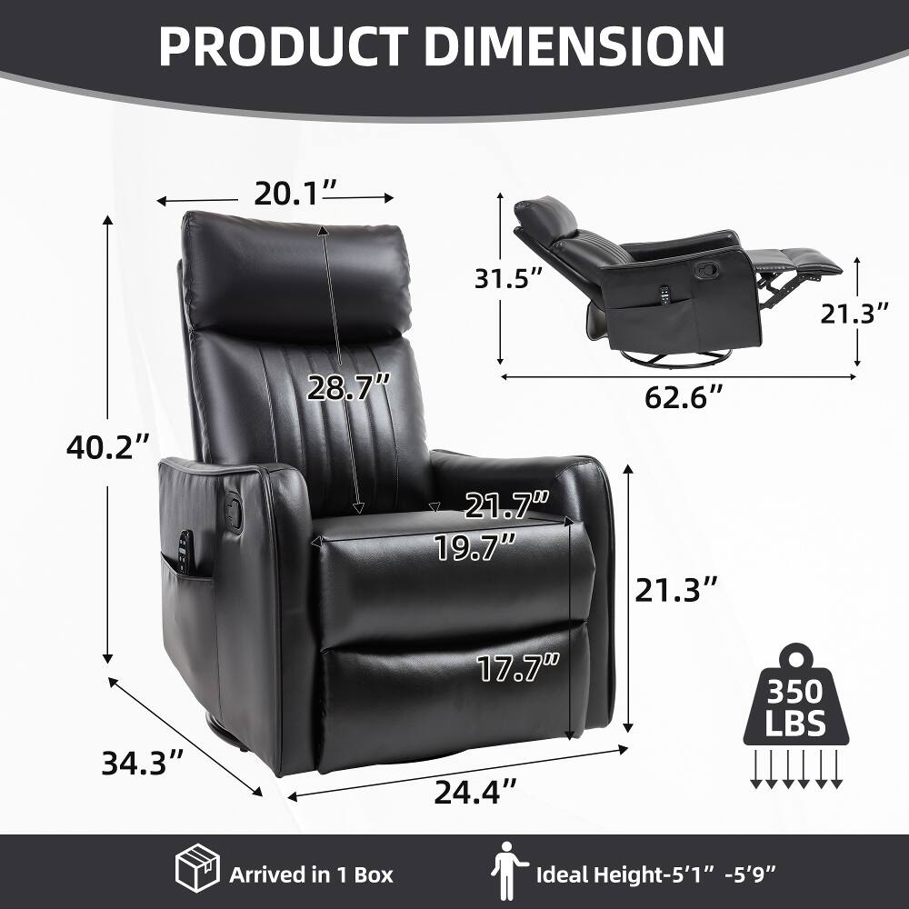 PRODUCT DIMENSION  
20.1"  
31.5"  
21.3"  
40.2"  
28.7"  
62.6"  
21.7" 19.7"  
21.3"  
34.3"  
17.7" 24.4"  
350 LBS  
Arrived in 1 Box  
Ideal Height-5'1" -5'9"