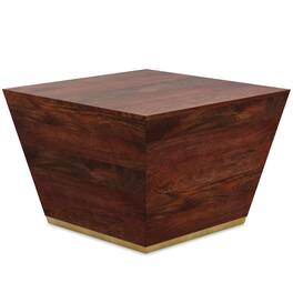 Simpli Home - Abba Square Coffee Table - Cognac Brown