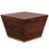 Front. Simpli Home - Abba Square Coffee Table - Cognac Brown.
