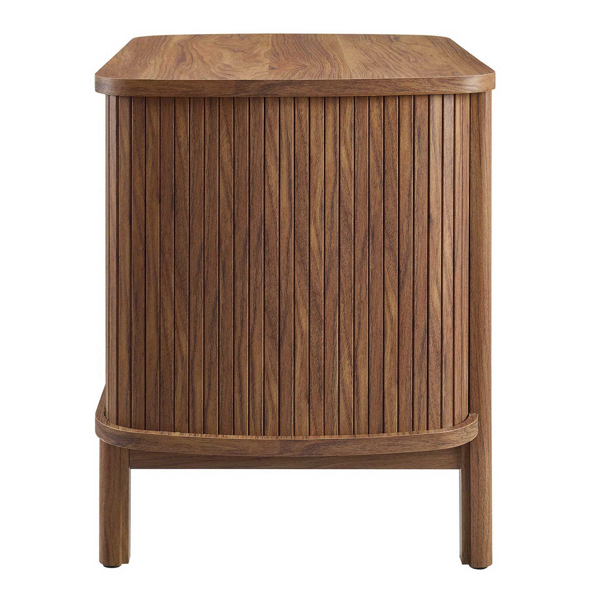 Alt View 4. Modway - Cadence 2-Drawer Nightstand by Modway - Walnut.