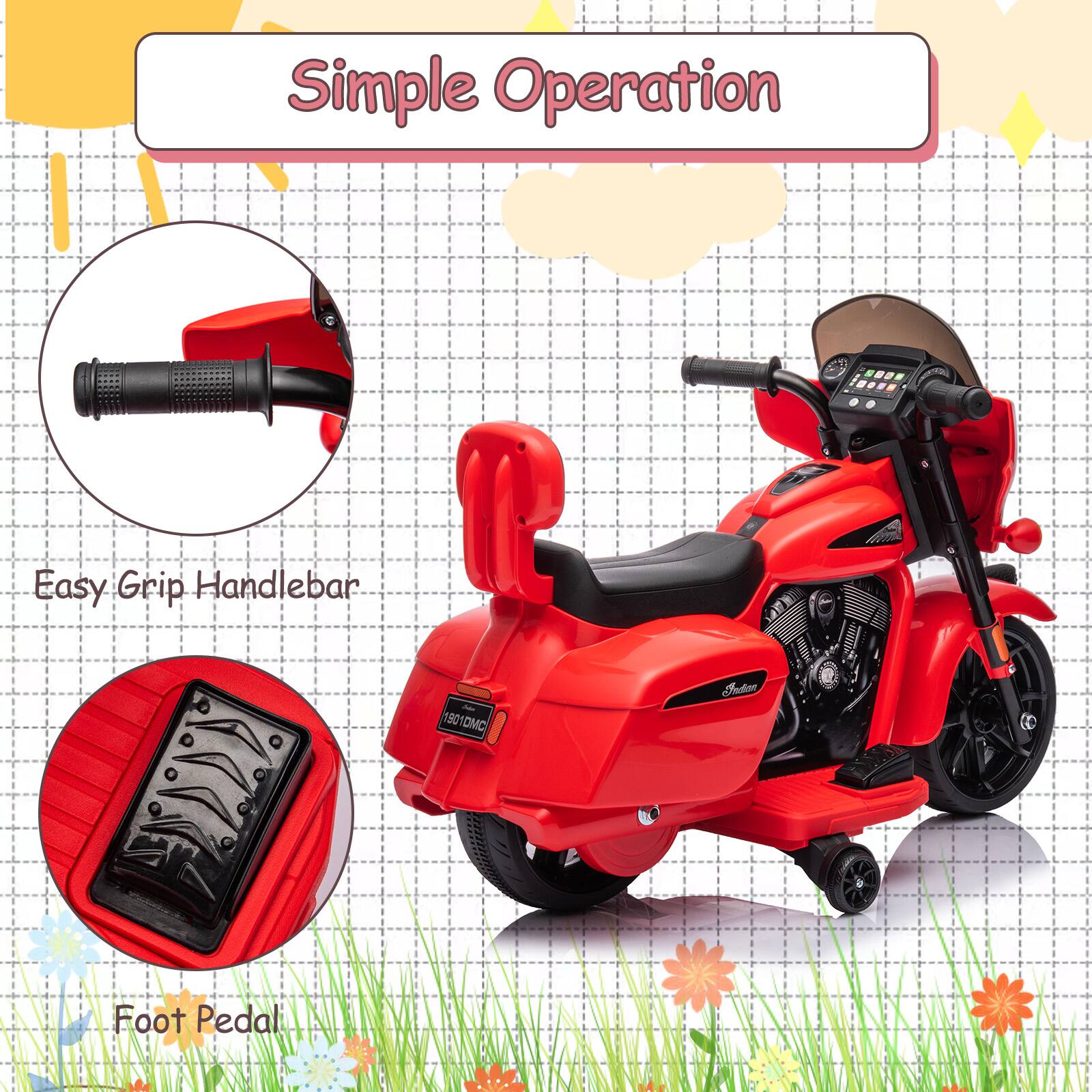 Simple Operation

Easy Grip Handlebar

Foot Pedal