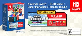Switch – OLED Model + Super Mario Bros. Wonder Bundle - Best Buy Switch – OLED Model + Super Mario Bros. Wonder Bundle - Best Buy