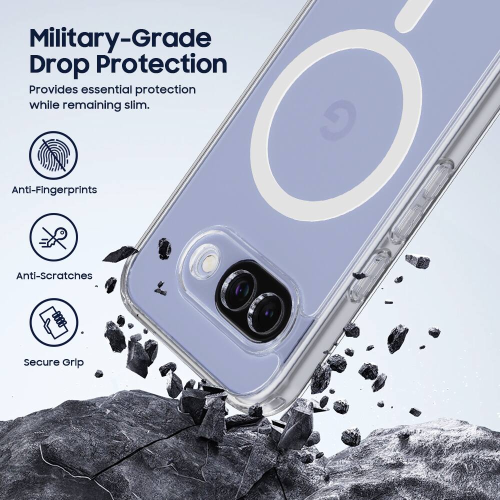 Military-Grade Drop Protection  
Provides essential protection while remaining slim.  

Anti-Fingerprints  
Anti-Scratches  
Secure Grip