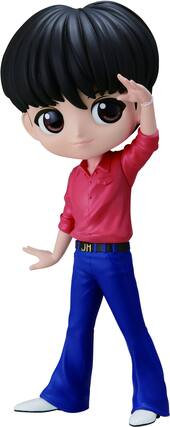 Front. PopMarket - BTS - BanPresto - Tinytan Dynamite - Q Posket - J-Hope Version A Statue - Collectibles - Multicolor.