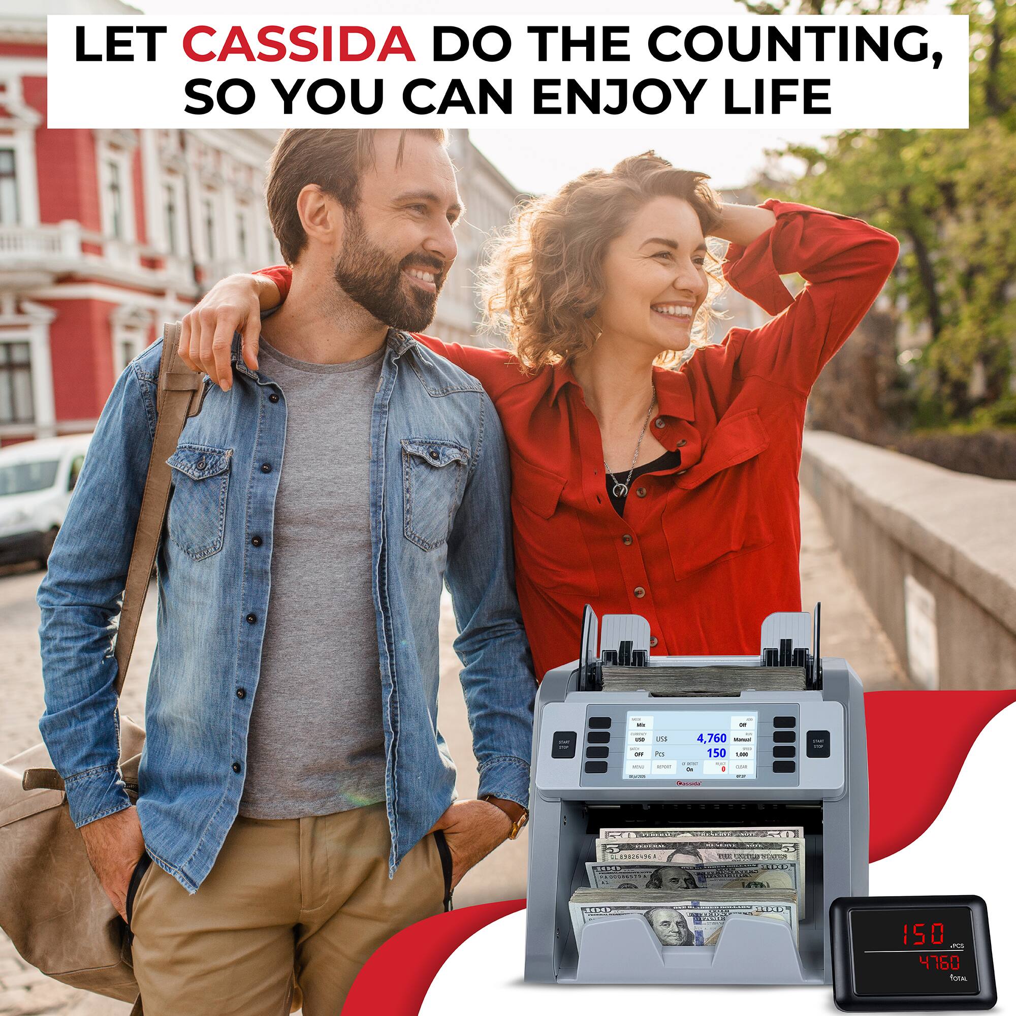 LET CASSIDA DO THE COUNTING, SO YOU CAN ENJOY LIFE

20 10
- IN - - - USS 4,760 Tetail - - - on Pes 150 100 - - ago NEWS - LA a 0 adidas -- Compeda
-
Sybeart
KINGS 1888
030264964 EARSH  
USS   100 COMPORTE 1691
100
   KEEP PRIX COMIC
150 a  4760 100%
