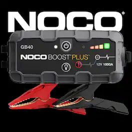 NOCO - Boost GB40: 1000A UltraSafe Jump Starter – 12V Portable Lithium Battery Booster Pack – 6.0L Gas & 3.0L Diesel