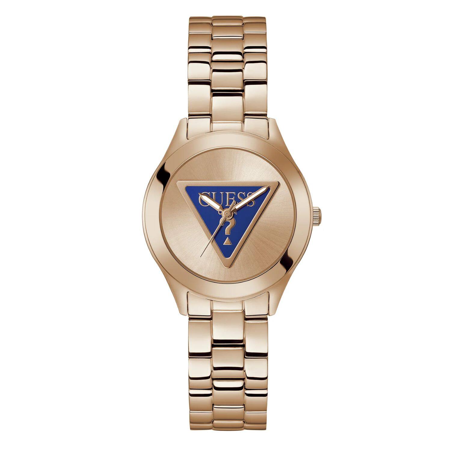 Guess - Women's Tri Plaque Dial Watch - GW0675L3 - Rose Gold