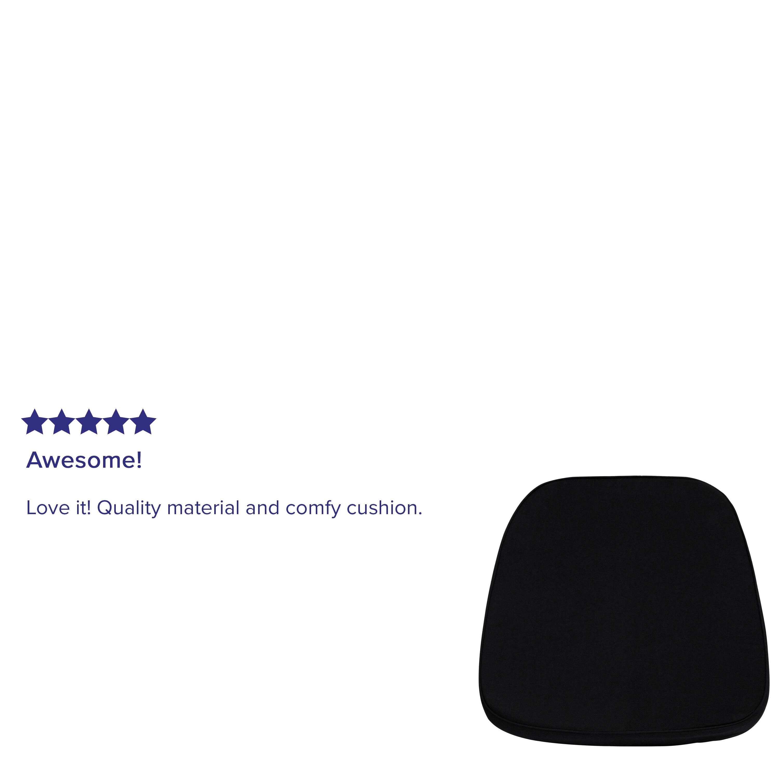 Awesome!  
Love it! Quality material and comfy cushion.