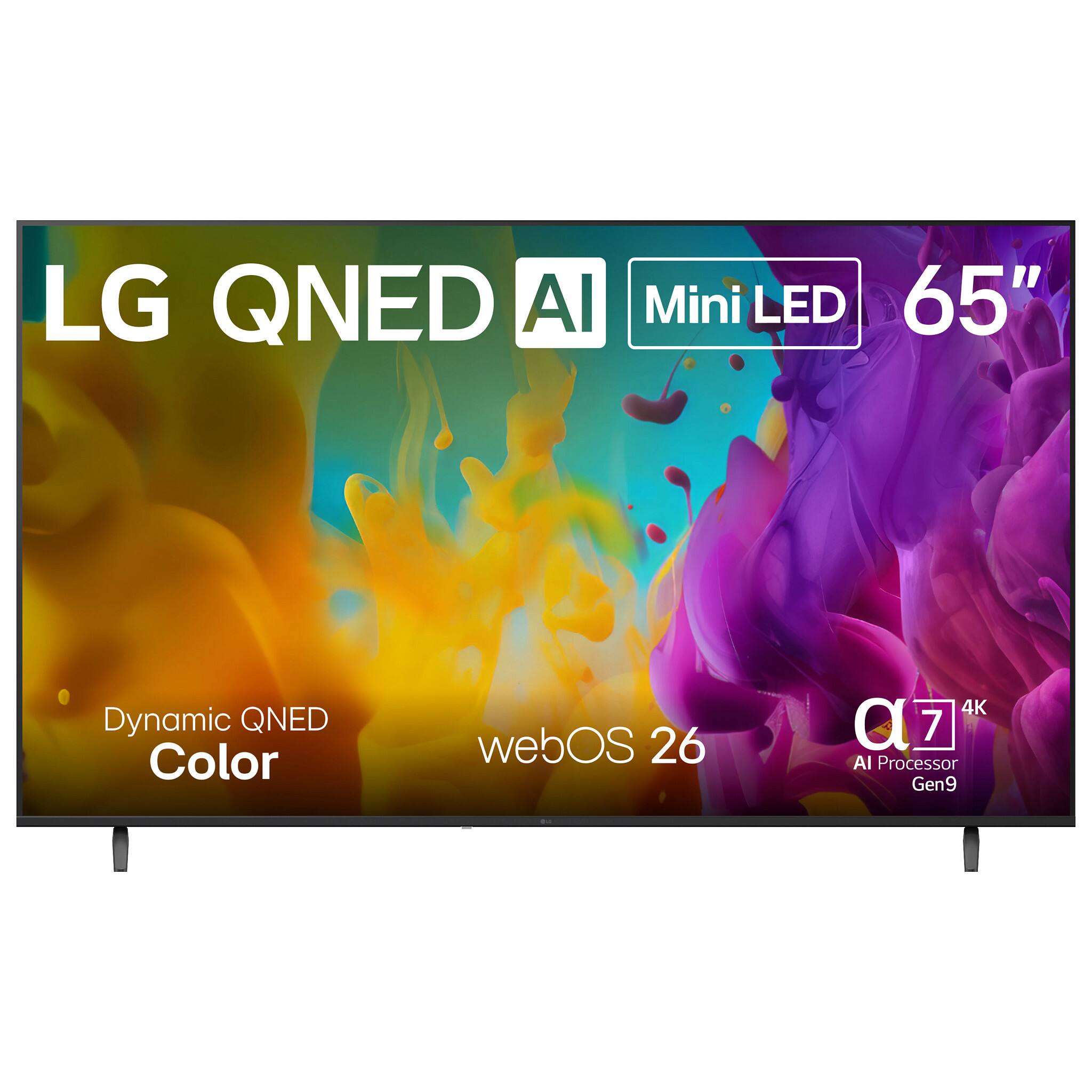 LG QNED AI Mini LED 65" Dynamic QNED Color webOS 26 4K AI Processor Gen9