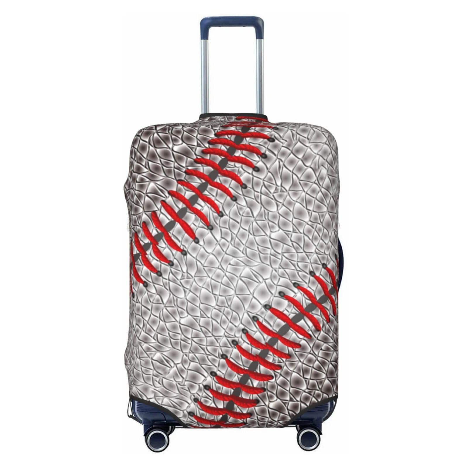 DORLUKFU- Baseball Luggage Cover for Suitcase Elastic Non Scratch Travel Protector Travel Washable Suitcase Cover Fits 18-32 Inch- Cool Baseball