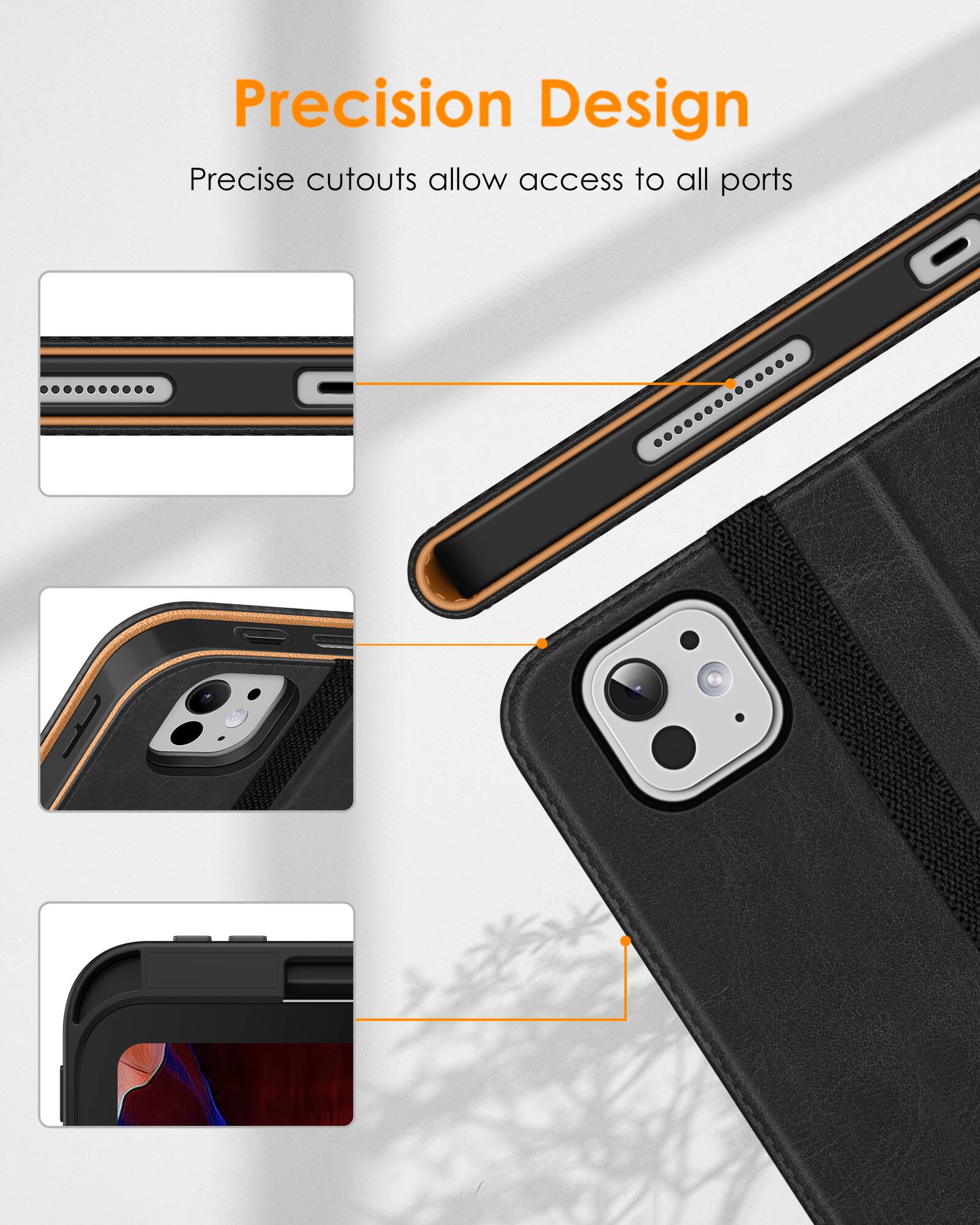 Precision Design  
Precise cutouts allow access to all ports