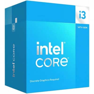 Intel Core i3 14100F 14th Gen 4 Core 8 Thread 4.7GHz Turbo Socket Intel Core i3 14100F 14th Gen 4 Core 8 Thread 4.7GHz Turbo Socket