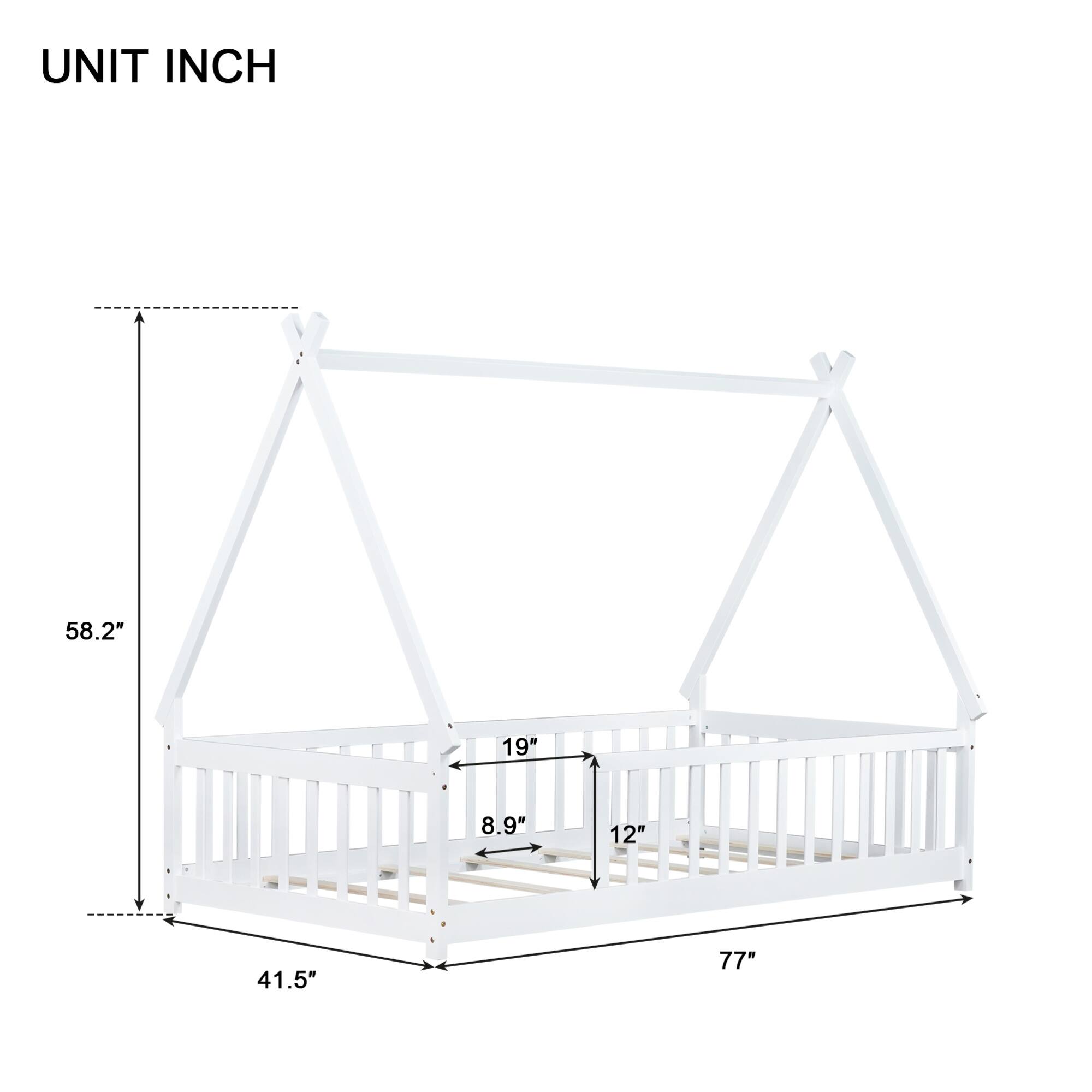 UNIT INCH  
58.2" 19" 8.9" 12" 41.5" 77"