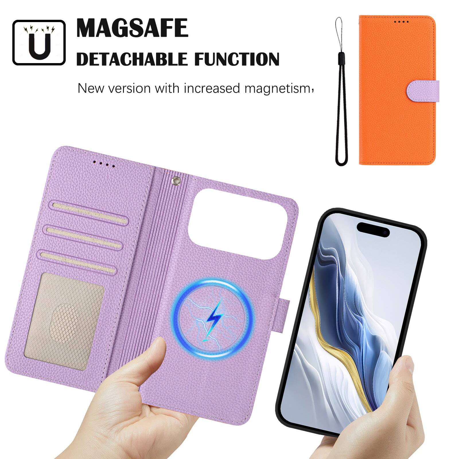 MAGSAFE  
DETACHABLE FUNCTION  
New version with increased magnetism.
