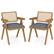 Alt View 6. Costway - Set of 2 Rattan Accent Chairs Leathaire Dining Chairs Modern Living Room Chairs - Gray + Natural.