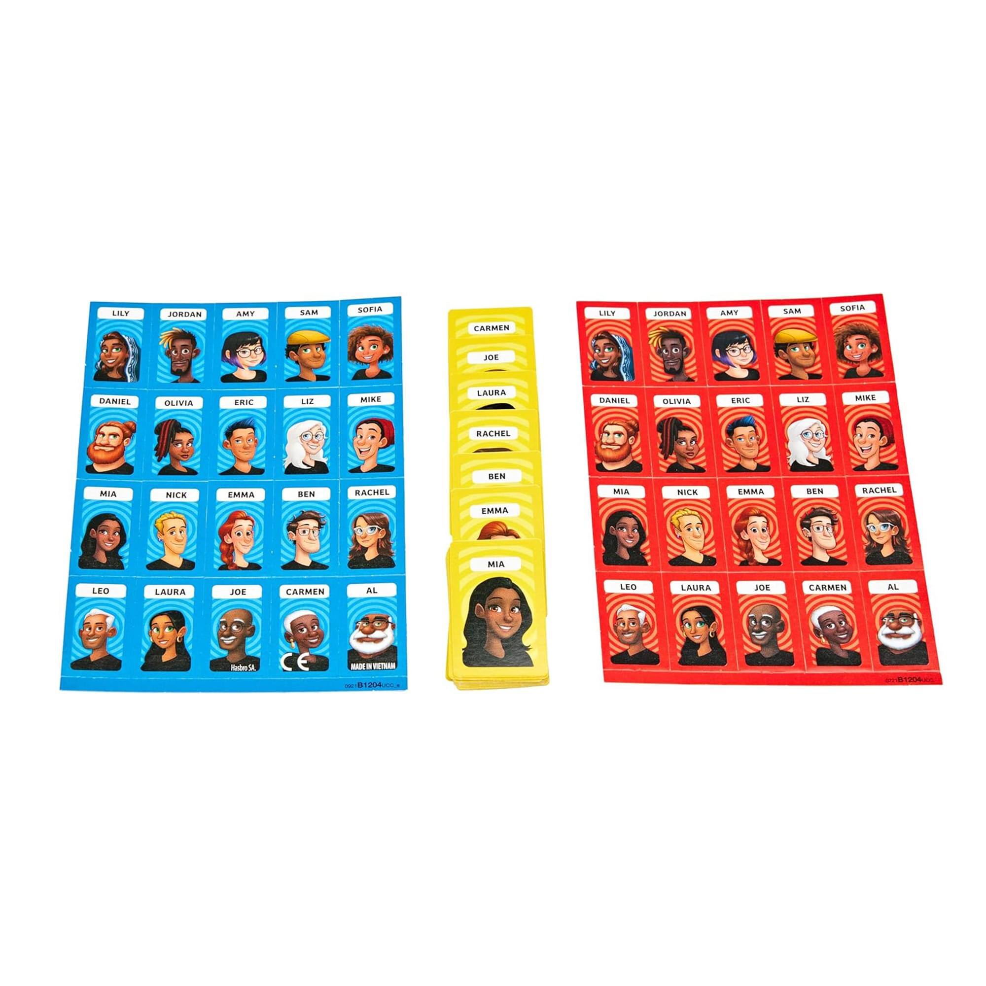 Sure, here is the corrected and grouped text from the image:

**Blue Sheet:**
- Lily
- Jordan
- Amy
- Sam
- Sofia
- Daniel
- Olivia
- Eric
- Liz
- Mike
- Mia
- Nick
- Emma
- Ben
- Rachel
- Leo
- Laura
- Joe
- Carmen
- Al

**Yellow Sheet:**
- Carmen
- Jordan
- Laura
- Rachel
- Emma
- Mia

**Red Sheet:**
- Lily
- Jordan
- Amy
- Sam
- Sofia
- Daniel
- Olivia
- Eric
- Liz
- Mike
- Mia
- Nick
- Emma
- Ben
- Rachel
- Leo
- Laura
- Joe
- Carmen
- Al

**Additional Text:**
- Made in Vietnam
- B1204