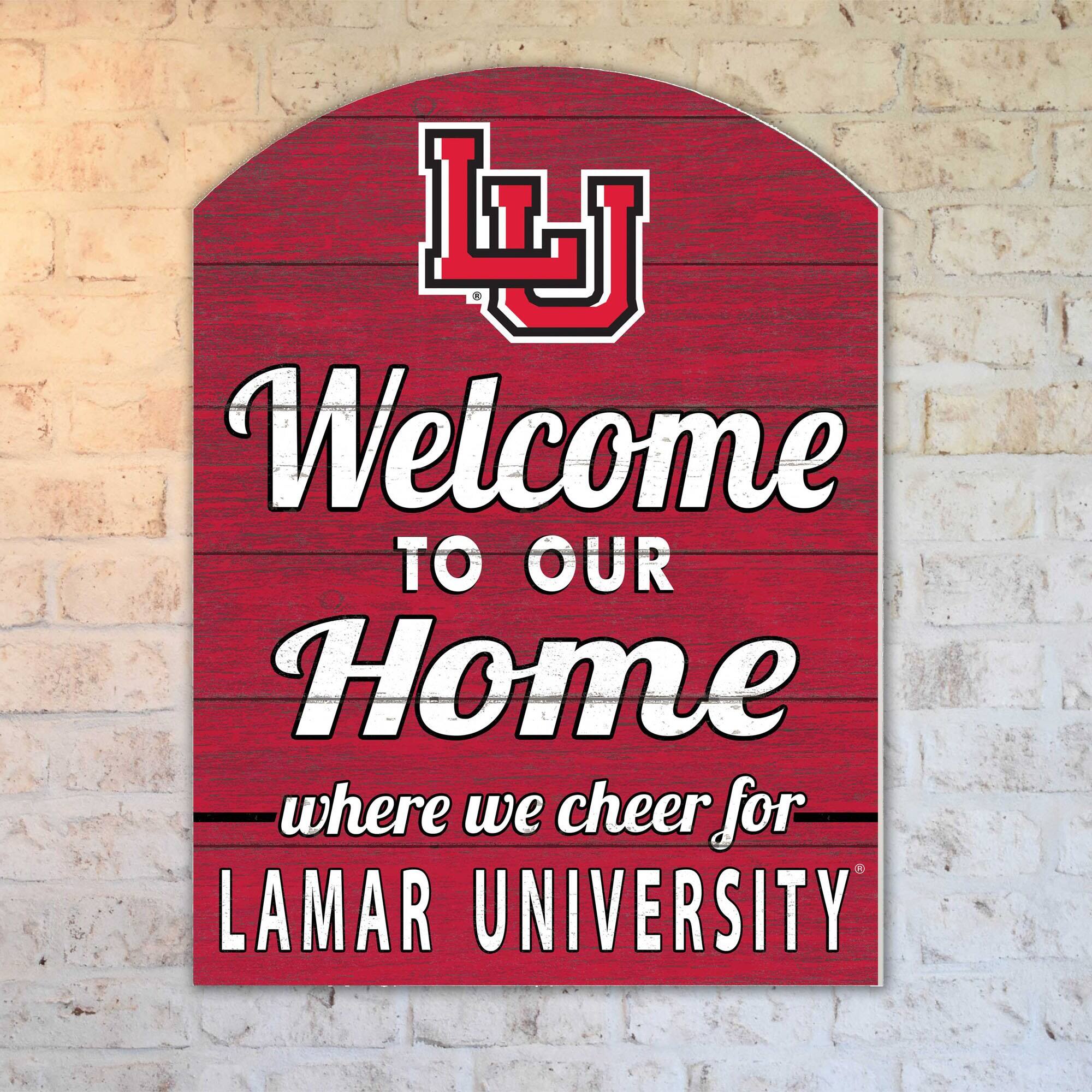 Jardine Lamar Cardinals 16'' x 22'' Indoor/Outdoor Marquee Sign Red ...