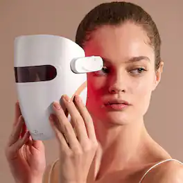 Project E Beauty - Lumamask Pro Led Light Therapy Face Mask | Red Light Therapy Mask | Blue Led Face Mask - White