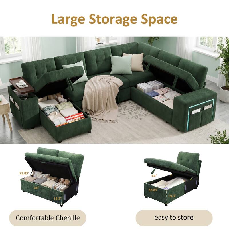 Large Storage Space

Comfortable Chenille

Easy to store

22.83" x 44" x 19.3"