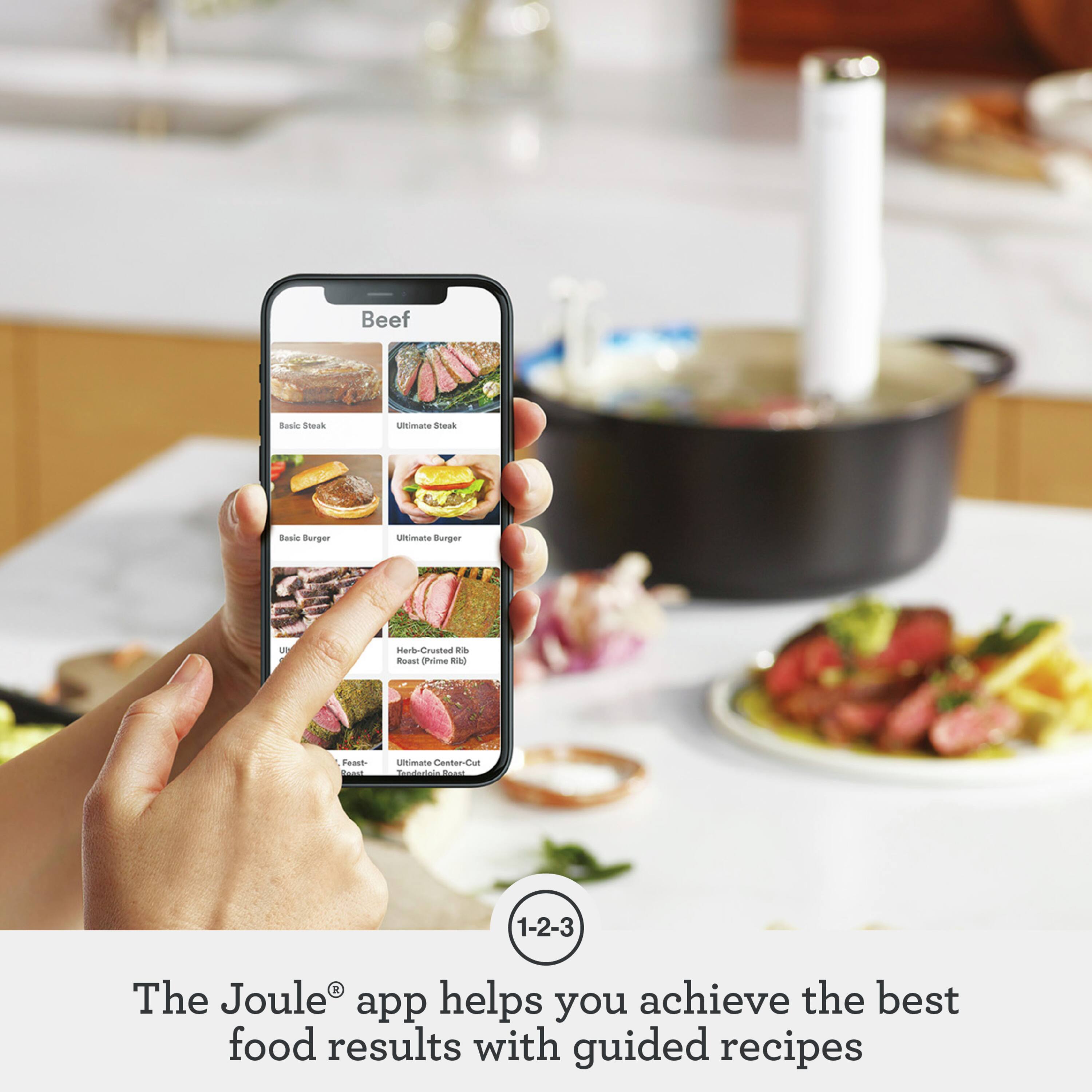 Beef Baie Stook unsimane Sooak I Berger usimane Burger VE H ut 2 Roas elime N Foaut - Ultimate Conteraut sa I 1-2-3 - The Joule app helps you achieve the best food results with guided recipes