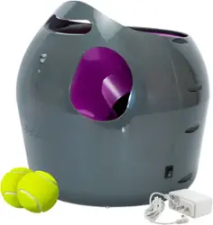 PetSafe - Automatic Ball Launcher - Interactive Dog Toy - Tennis Balls Included - Motion Sensor Promotes Safe Play - Gray - Front_Zoom
