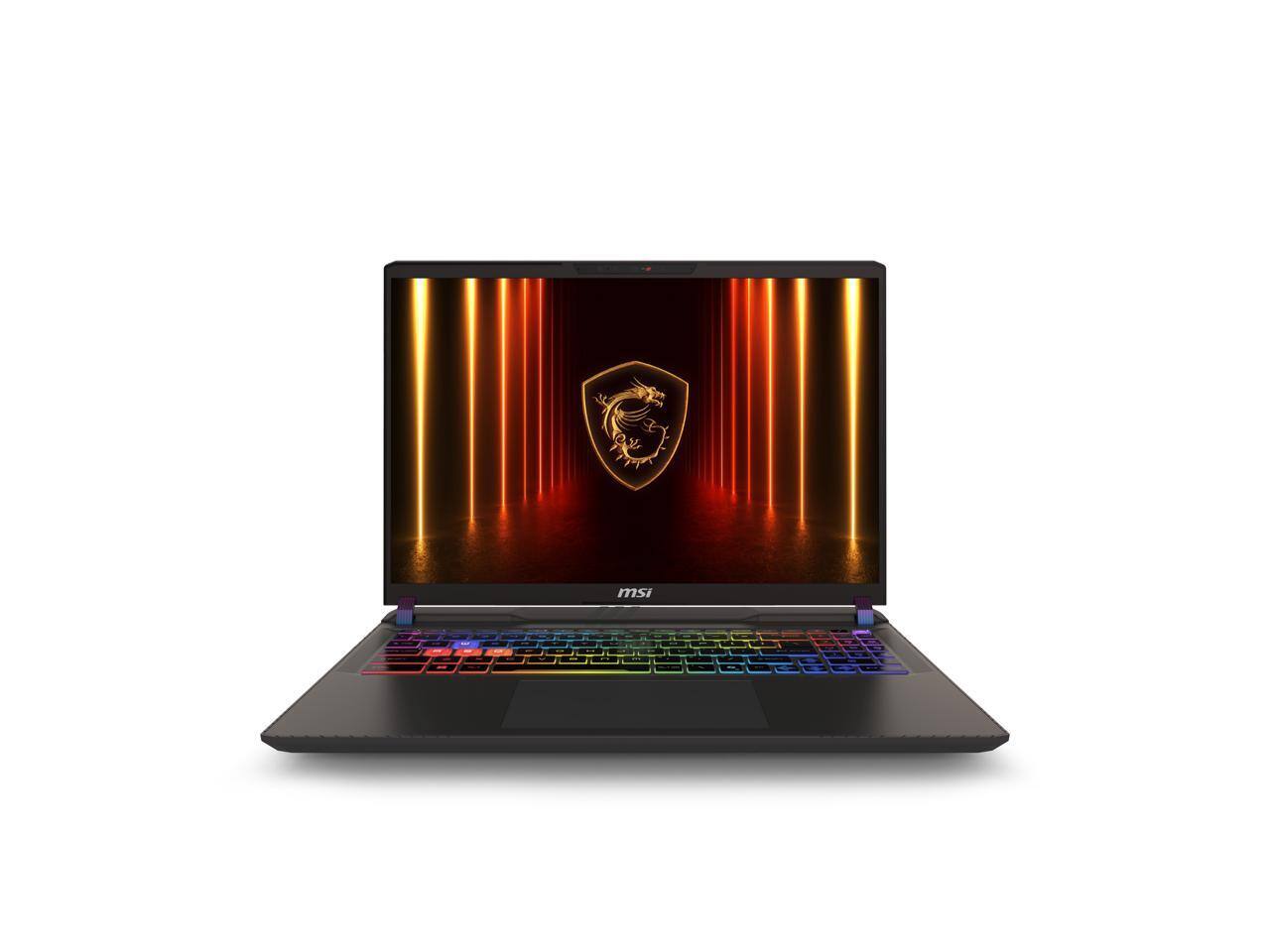 Alt View 1. MSI - MSI Vector 16 HX AI Gaming Laptop: Core Ultra 7-255HX, RTX 5070Ti, 16GB DDR5, 512GB SSD, 144Hz FHD+, TB5, Wi-Fi 6E.